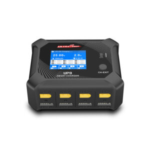 Ultra Power UP9 AC100W/DC200W Four Channels Smart Balance Charger Support 1-6S Lipo LiHV 4.45V Battery