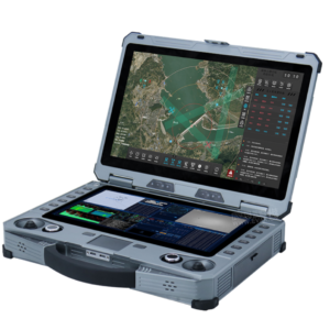 Long Range Remote Control UAV Dual Screen Bright Portable Rugged Dual Joystick UAV Drone Ground Control Station With HDMi in