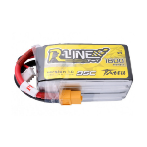 Tattu R-Line 1800mah 4S 95C Lipo Battery with XT60 Plug in Stock