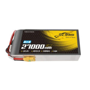 HOT SALE TAT TU HV 27000mAh 5C 22.2V 6S1P XT90-S Lipo Battery for UAV Drone